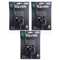 3 Kit plaquettes frein Piaggio Beverly 400 Tourer ie Av G, Av D et Ar Nc - EBC FA266 - Raven 102-152