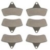 3 Kit plaquettes frein Arctic-cat 500 4x4 Utility Av G, Av D et Ar 0402-096 - EBC FA271 - Raven 102-232
