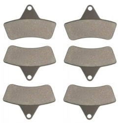 3 Kit plaquettes frein Arctic-cat 300 2x4 4x4 Av G, Av D et Ar 0402-096 - EBC FA271 - Raven 102-232