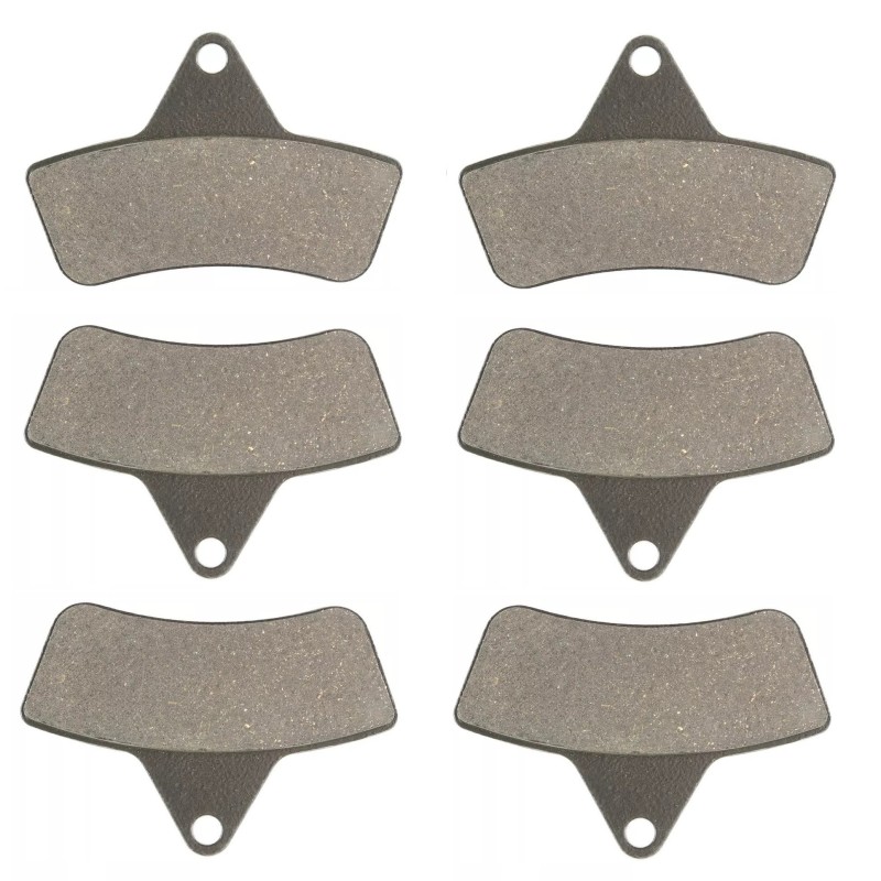 3 Kit plaquettes frein Arctic-cat 400 Bear Cat 2x4 4x4 Av G, Av D et Ar 0402-494 - EBC FA271 - Raven 102-232