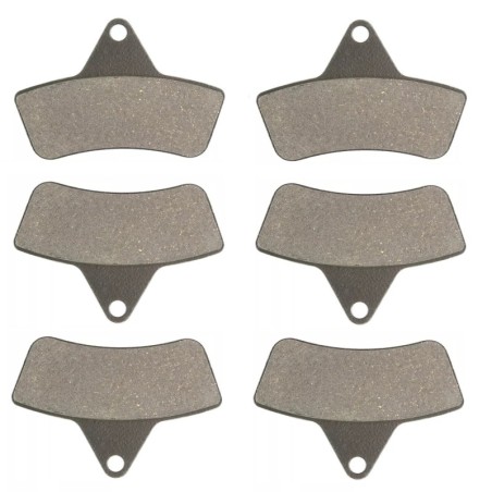 3 Kit plaquettes frein Arctic-cat 400 Bear Cat 2x4 4x4 Av G, Av D et Ar 0402-494 - EBC FA271 - Raven 102-232