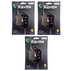 3 Kit plaquettes frein Arctic-cat Mudpro 650  Av G, Av D et Ar 1436-165 - EBC FA395 - Raven 102-254