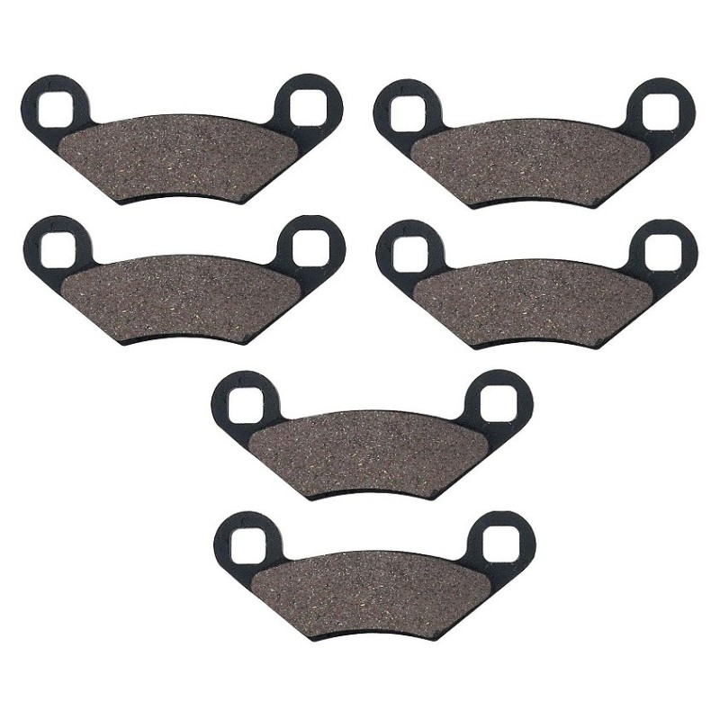 3 Kit plaquettes frein Polaris Scrambler 850  Av G, Av D et Ar 2203628 - EBC FA475 - Raven 102-300