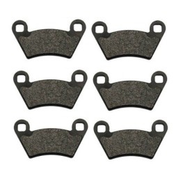 3 Kit plaquettes frein Polaris Ranger 400  Av G, Av D et Ar 1910672 - EBC FA354R - Raven 102-312