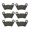 3 Kit plaquettes frein Polaris Ranger 400  Av G, Av D et Ar 1910672 - EBC FA354R - Raven 102-312