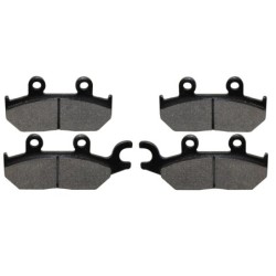 2 Kit plaquettes frein Yamaha YXE Wolverine 700  Av Ga et Av Dr 1XD-25805-10-00 , 1XD-25805-00-00 - EBC FA172 et FA642 - Raven 1