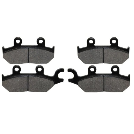 2 Kit plaquettes frein Yamaha YXE Wolverine 700  Av Ga et Av Dr 1XD-25805-10-00 , 1XD-25805-00-00 - EBC FA172 et FA642 - Raven 1