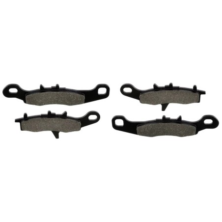 2 Kit plaquettes frein Kawasaki KVF 650 Brute Force  Av Ga et Av Dr K4308-21196, K4308-21255 - EBC FA258 et FA342 - Raven 103-00