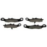 2 Kit plaquettes frein Kawasaki KVF 650 Brute Force  Av Ga et Av Dr K4308-21196, K4308-21255 - EBC FA258 et FA342 - Raven 103-00