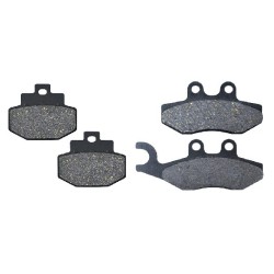 2 Kit plaquettes frein Vespa GTV 300 ie Avant et Arrière 293-186 - EBC SFA353 et FA321 - Raven 103-005