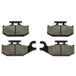 2 Kit plaquettes frein Can-am Outlander 400 4x4 Max efi Av Ga et Av Dr Nc - EBC FA317 et FA307 - Raven 103-006