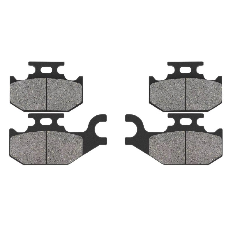 2 Kit plaquettes frein Suzuki LT-A 500 Vinson  Av Ga et Av Dr 59100-31850, 69101-03820 - EBC FA414 et FA413 - Raven 103-011