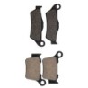 2 Kit plaquettes frein Husqvarna TE 250  Avant et Arrière 191-031 - EBC FA702 et FA701 - Raven 103-016