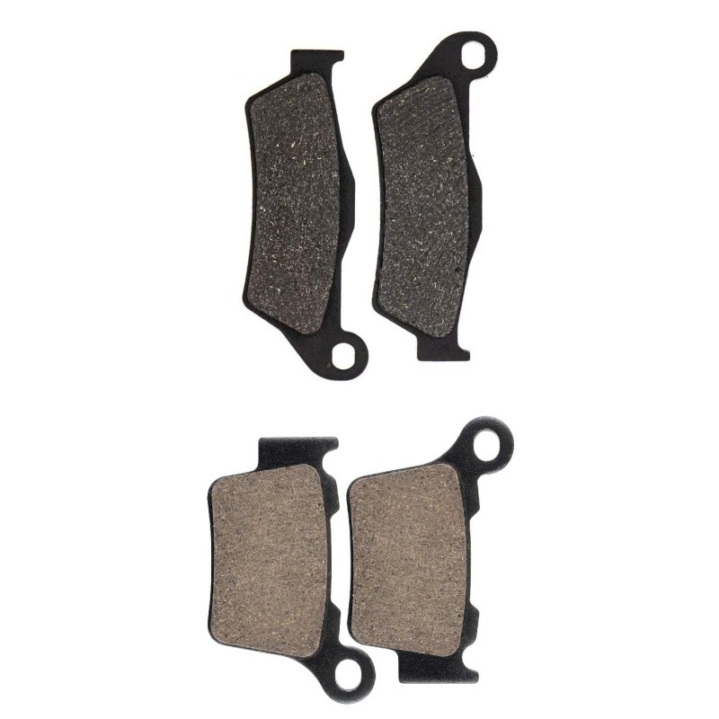 2 Kit plaquettes frein Ktm XC-W 400  Avant et Arrière 191-031 - EBC FA702 et FA701 - Raven 103-016