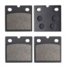 2 Kit plaquettes frein Bmw K 75 RT  Avant et Arrière 081-072 - EBC FA702 et FA701 - Raven 103-019