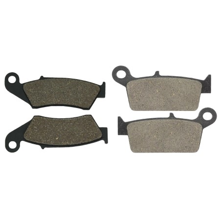 2 Kit plaquettes frein Goes G 125 XM Avant et Arrière 041-003 - EBC FA185 et FA131 - Raven 103-027