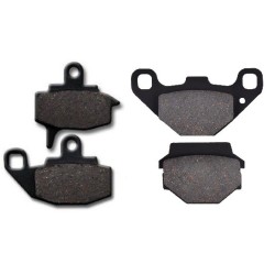 2 Kit plaquettes frein Kawasaki KX 250  Av G, Av D et Ar 005-035 - EBC FA702 et FA701 - Raven 103-030
