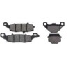 2 Kit plaquettes frein Kawasaki KLR 650 Series C  Av G, Av D et Ar 005-104 - EBC FA702 et FA701 - Raven 103-032