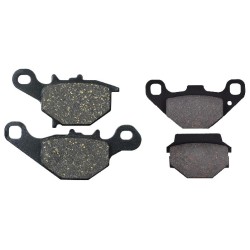 2 Kit plaquettes frein Kawasaki KMX 125  Av G, Av D et Ar 005-109 - EBC FA702 et FA701 - Raven 103-034
