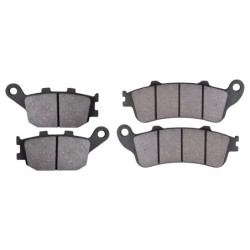 2 Kit plaquettes frein Kawasaki Vulcan 650 Café S  Av G, Av D et Ar 021-135 - EBC FA702 et FA701 - Raven 103-040