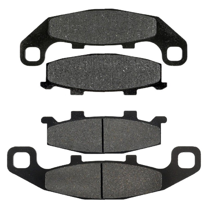 2 Kit plaquettes frein Kawasaki Ninja 250R  Av G, Av D et Ar 044-013 - EBC FA702 et FA701 - Raven 103-041