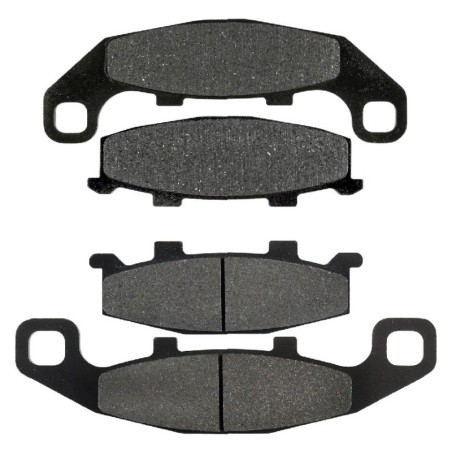 2 Kit plaquettes frein Kawasaki Ninja 250R  Av G, Av D et Ar 044-013 - EBC FA702 et FA701 - Raven 103-041