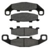 2 Kit plaquettes frein Kawasaki Ninja 250R  Av G, Av D et Ar 044-013 - EBC FA702 et FA701 - Raven 103-041