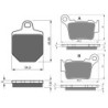 2 Kit plaquettes frein Ktm SMR 450  Avant et Arrière 238-191 - EBC FA702 et FA701 - Raven 103-043