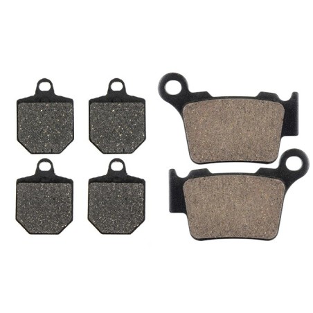 2 Kit plaquettes frein Husaberg FS 570 Supermoto Avant et Arrière 238-191 - EBC FA702 et FA701 - Raven 103-043