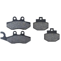 2 Kit plaquettes frein Piaggio Super Hexagon 250 GTX Avant et Arrière 122-186 - EBC FA702 et FA701 - Raven 103-044
