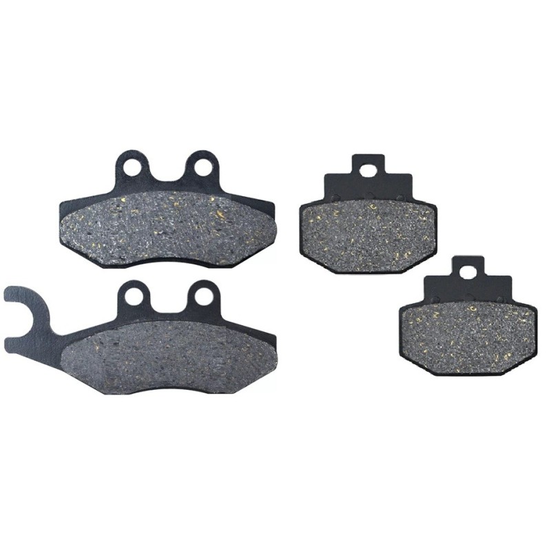 2 Kit plaquettes frein Piaggio Super Hexagon 250 GTX Avant et Arrière 122-186 - EBC FA702 et FA701 - Raven 103-044