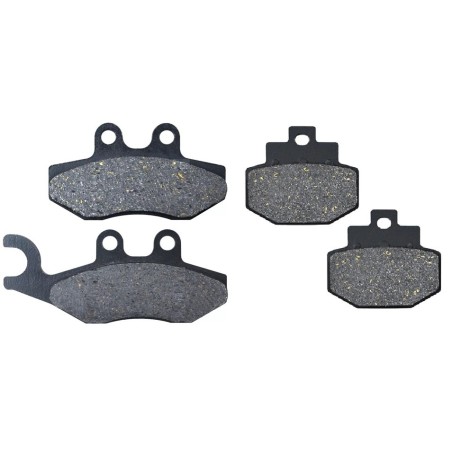 2 Kit plaquettes frein Piaggio Super Hexagon 250 GTX Avant et Arrière 122-186 - EBC FA702 et FA701 - Raven 103-044
