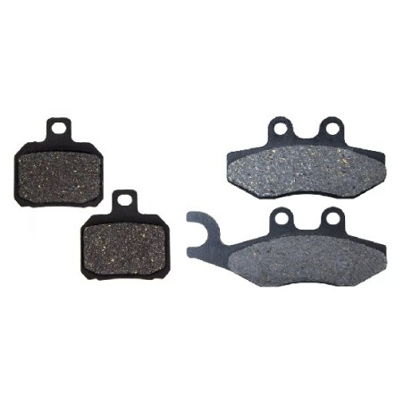 2 Kit plaquettes frein Piaggio X8 200  Avant et Arrière 293-152 - EBC FA702 et FA701 - Raven 103-045