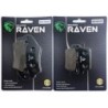 2 Kit plaquettes frein Yamaha YZF 250  Avant et Arrière 041-187 - EBC FA185 et FA367 - Raven 103-049