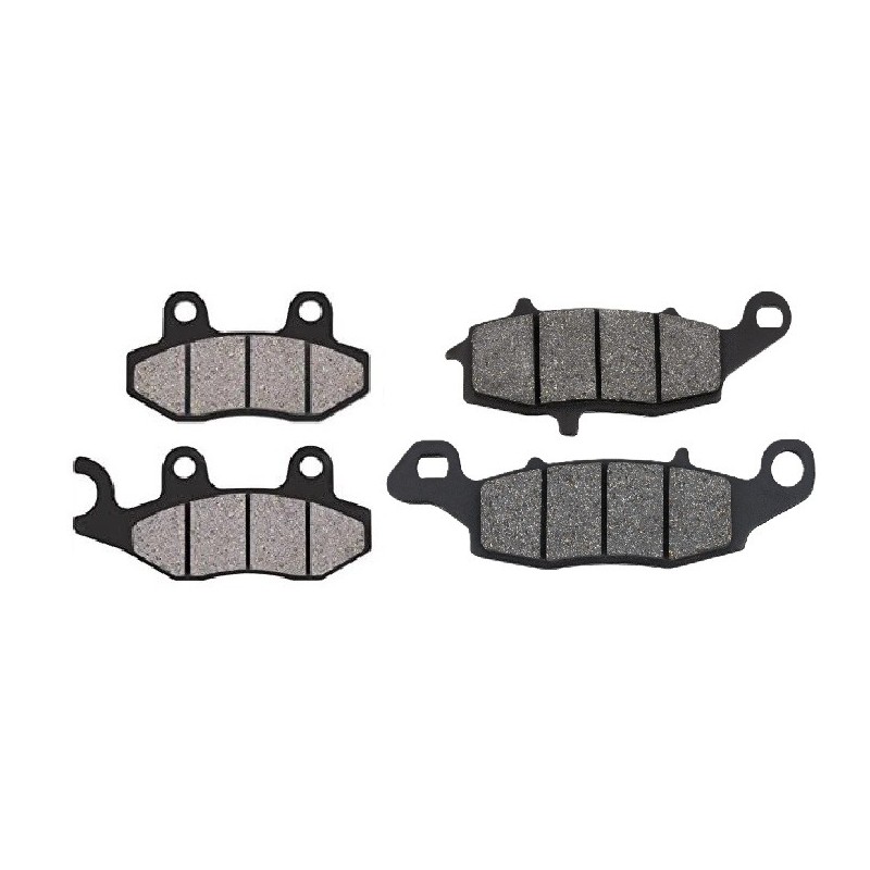 2 Kit plaquettes frein Kawasaki W800 EJ 800 Café  Av G, Av D et Ar 332-124 - EBC FA702 et FA701 - Raven 103-052