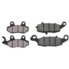 2 Kit plaquettes frein Kawasaki W800 Meguro K3  Av G, Av D et Ar 332-124 - EBC FA702 et FA701 - Raven 103-052