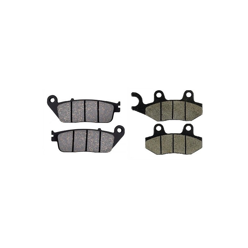2 Kit plaquettes frein Triumph Street Cup 900  Avant et Arrière 022-247 - EBC FA702 et FA701 - Raven 103-053