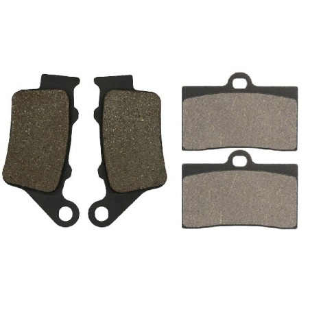 2 Kit plaquettes frein Ktm Duke 400  Avant et Arrière 023-064 - EBC FA702 et FA701 - Raven 103-056