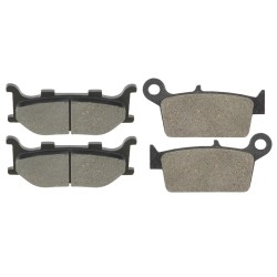 2 Kit plaquettes frein Husqvarna WXE 125  Avant et Arrière 003-099 - EBC FA702 et FA701 - Raven 103-057