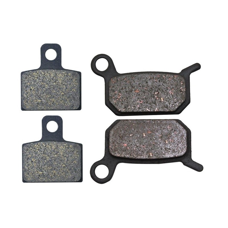 2 Kit plaquettes frein Husqvarna CR 50  Avant et Arrière 190-173 - EBC FA702 et FA701 - Raven 103-058