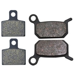2 Kit plaquettes frein Husqvarna CR 50 Junior Senior Pro Avant et Arrière 173-190 - EBC FA351 et FA325 R - Raven 103-058