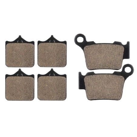2 Kit plaquettes frein Husqvarna SM 510  Avant et Arrière 191-177 - EBC FA702 et FA701 - Raven 103-060