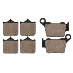 2 Kit plaquettes frein Husqvarna SM 530  Avant et Arrière 191-177 - EBC FA702 et FA701 - Raven 103-060