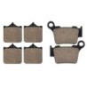 2 Kit plaquettes frein Husqvarna SM 530  Avant et Arrière 191-177 - EBC FA702 et FA701 - Raven 103-060