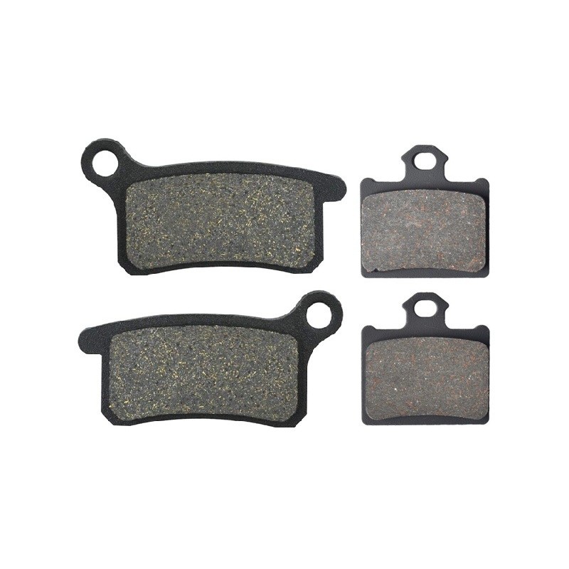 2 Kit plaquettes frein Husqvarna CR 65  Avant et Arrière 297-185 - EBC FA702 et FA701 - Raven 103-061