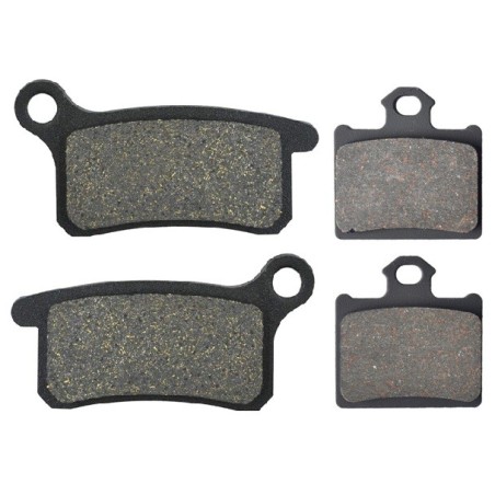 2 Kit plaquettes frein Husqvarna CR 65  Avant et Arrière 297-185 - EBC FA702 et FA701 - Raven 103-061