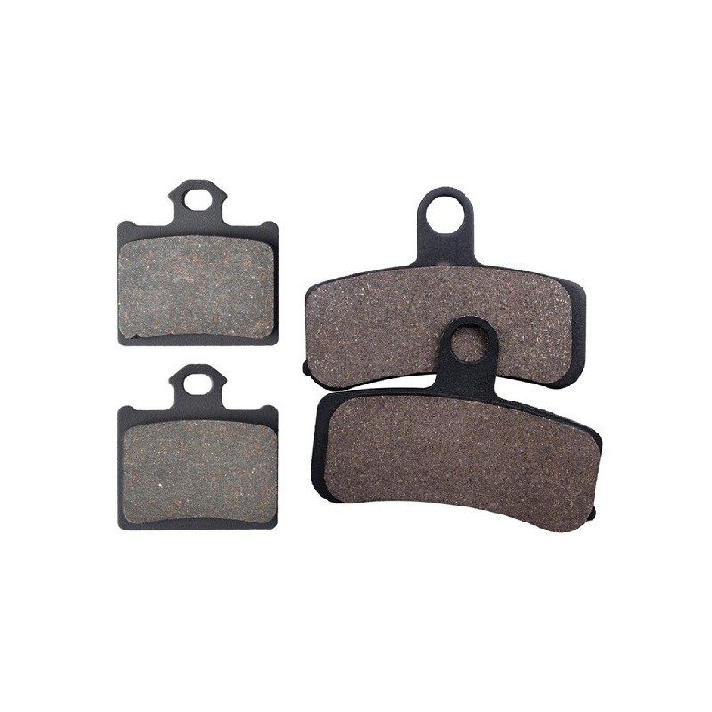 2 Kit plaquettes frein Ktm Freeride 350 F Avant et Arrière 307-297 - EBC FA702 et FA701 - Raven 103-065