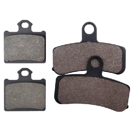 2 Kit plaquettes frein Ktm SX 85 17/14 19/16 pouce Avant et Arrière 307-297 - EBC FA702 et FA701 - Raven 103-065