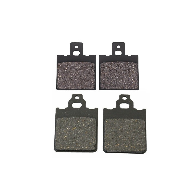 2 Kit plaquettes frein Cagiva Lucky 50 Explorer Avant et Arrière 038-096 - EBC FA702 et FA701 - Raven 103-069