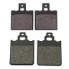 2 Kit plaquettes frein Cagiva Lucky 50 Explorer Avant et Arrière 038-096 - EBC FA702 et FA701 - Raven 103-069